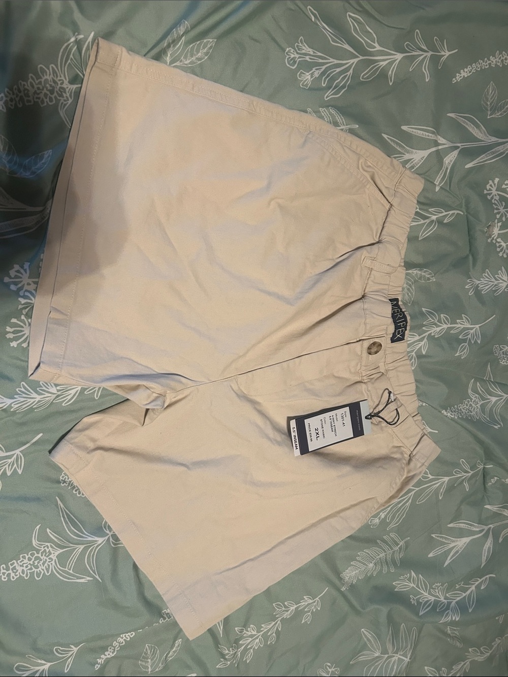 Meriplex Casual Shorts — Cream